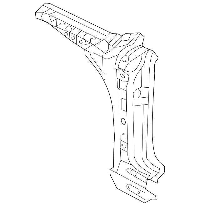 8S7-809-206-A Деталь HINGE PLR REINF, RIGHT