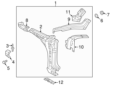 TT Quattro HINGE PILLAR