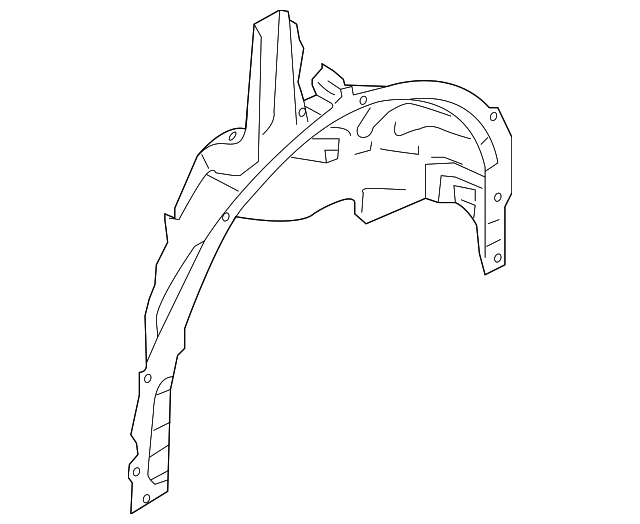 767511BA0C Деталь INNER WHEELHOUSE, LEFT