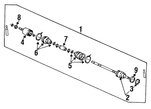 Quest FRONT AXLE & CARRIER