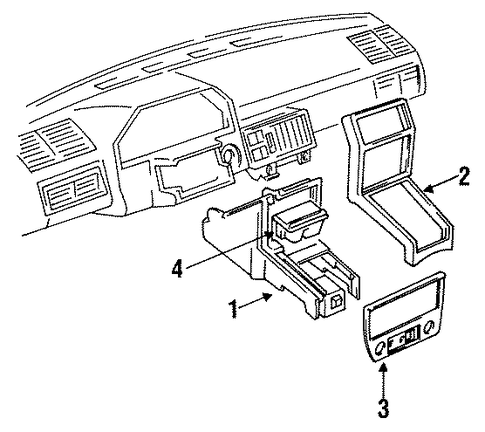 5000 Quattro FRONT CONSOLE