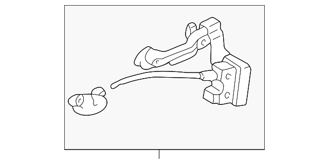 EC0558310D Деталь LATCH ASSY, RIGHT