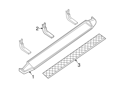Pathfinder EXTERIOR TRIM - PILLARS