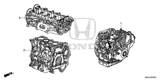 CIVIC SEDAN TRANSMISSION ASSY. (1.5L)