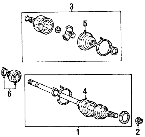 Elantra DRIVE AXLES