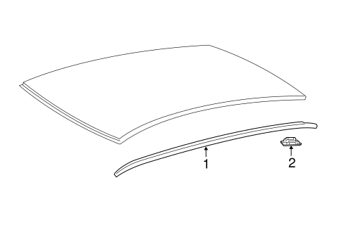 Camry EXTERIOR TRIM - ROOF