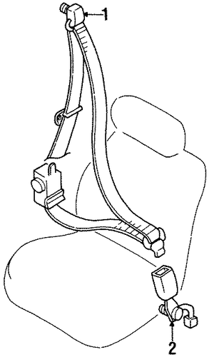 MPV FRONT SEAT BELTS