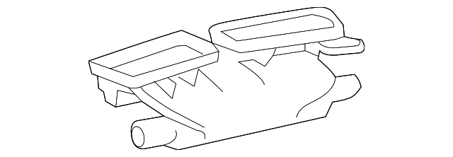 23327742 Деталь DEFROSTER NOZZLE