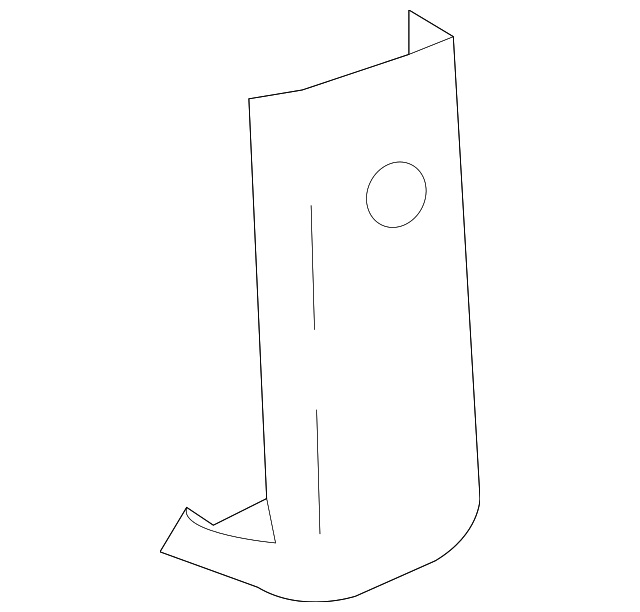7B0-857-543-A Деталь SEAT BELT ASSY BRACKET, LEFT