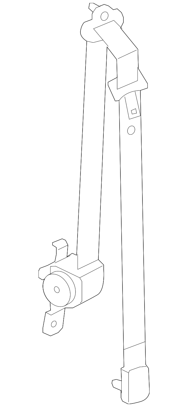 7B0-857-815-A-HL5 Деталь SEAT BELT ASSY, LEFT