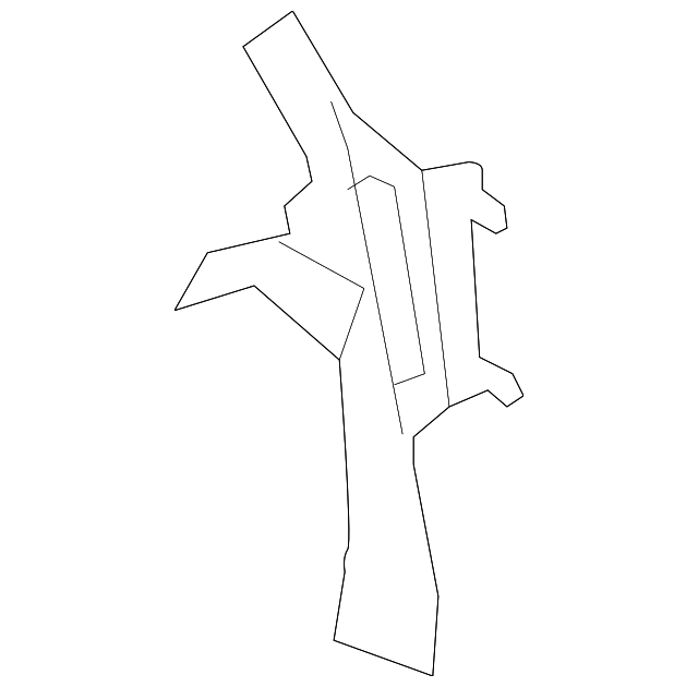 55306-0T010 CENTER BRACE, LEFT