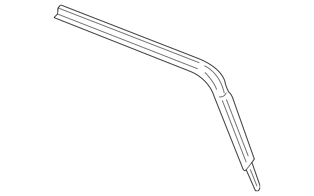 1F71-58-651B Деталь WEATHERSTRIP, RIGHT