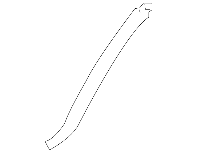 53851-42100-B0 FLARE EXTN PAD, RIGHT