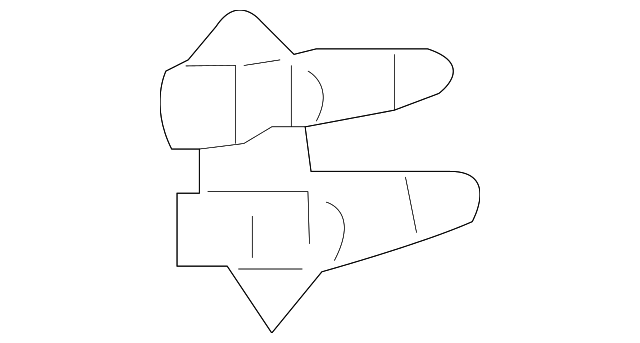 53145-42010 UPPER PANEL RETAINER, LEFT