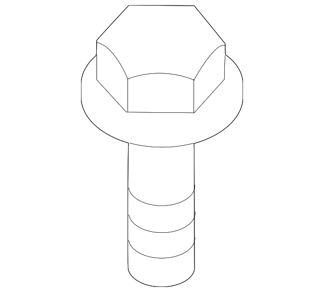 11501193 DIAGONAL BRACE REAR BOLT, RIGHT