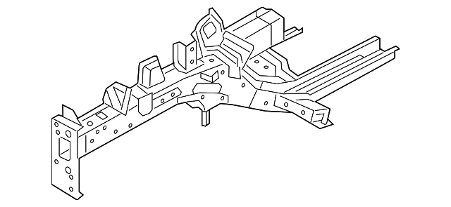 64605-A5000 Деталь SIDEMEMBER ASSY, LEFT