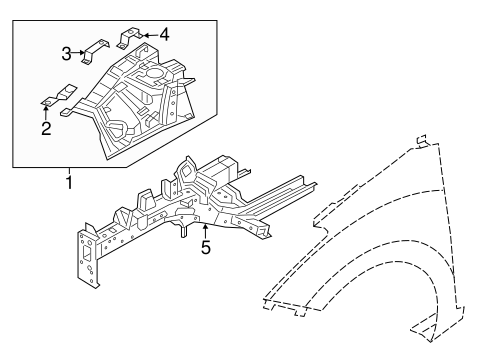 Elantra GT STRUCTURAL COMPONENTS & RAILS