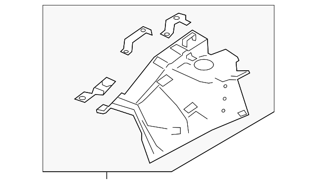 64510-A5000 Деталь APRON ASSY, LEFT