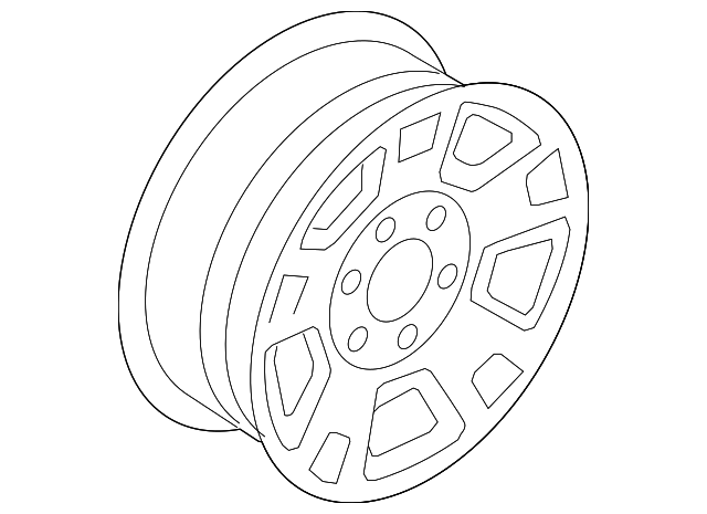 4L3Z1007EC Деталь WHEEL