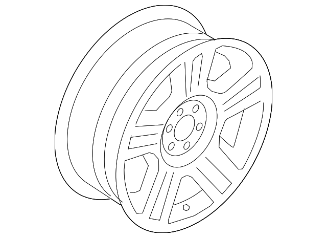 7L3Z-1007-F WHEEL