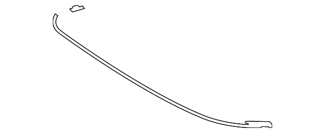 1Q0-825-417-D Деталь FINISH MOLDING GASKET