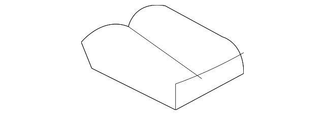 1Q0-825-329 Деталь LOWER COVER CAP, LEFT