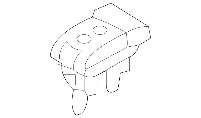 1Q0-825-419-A Деталь RETAINER ASSY BUMPER, RIGHT