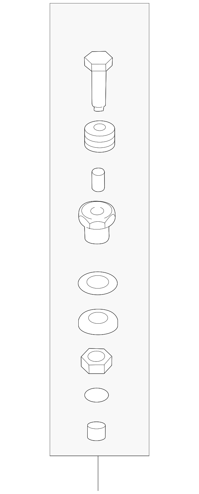 1Q0-825-377 Деталь STOP, RIGHT