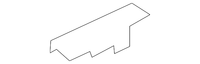 1Q0-825-355-9B9 Деталь CENTER COVER, LEFT