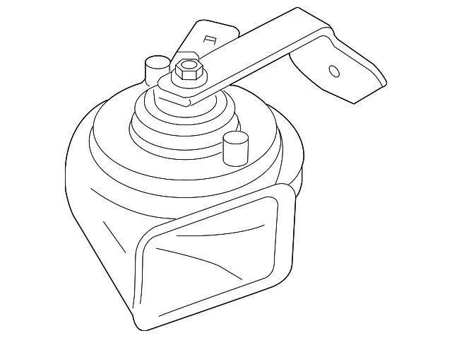 8P0-951-210-A Деталь LOW NOTE HORN
