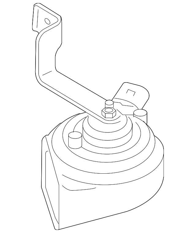8P0-951-209-B Деталь HIGH NOTE HORN