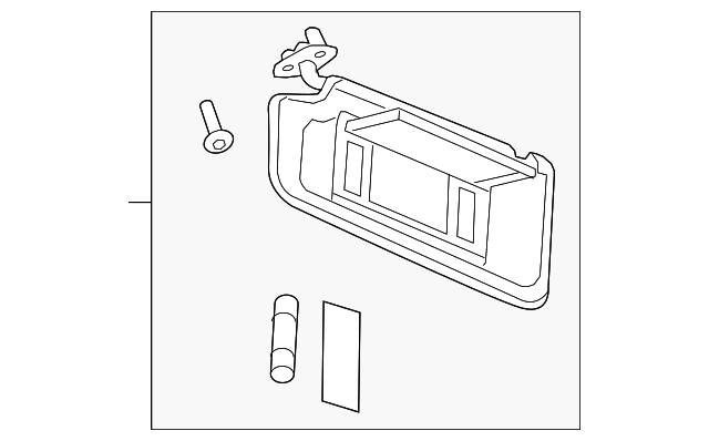 26265057 SUNVISOR, RIGHT