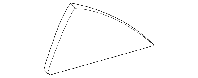 68123-33091 FIXED GLASS, RIGHT