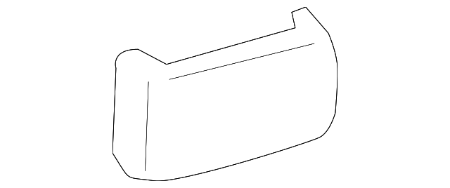 22645574 SEAT BELT BEZEL, RIGHT
