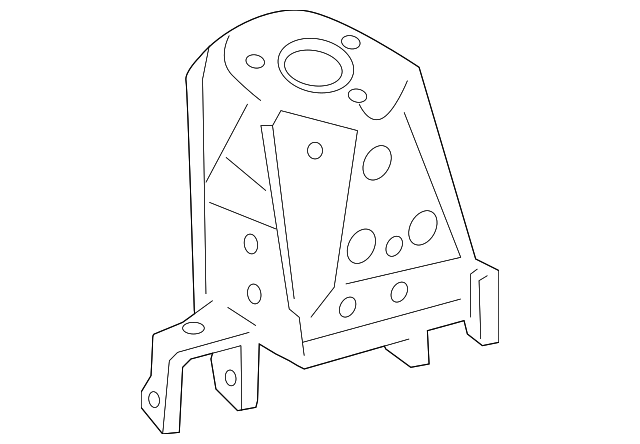 51502-04020 Деталь MOUNT PLATE SUPPORT BRACKET, LEFT