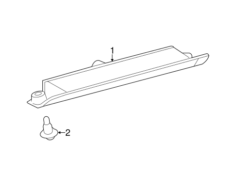Prius C HIGH MOUNTED STOP LAMP