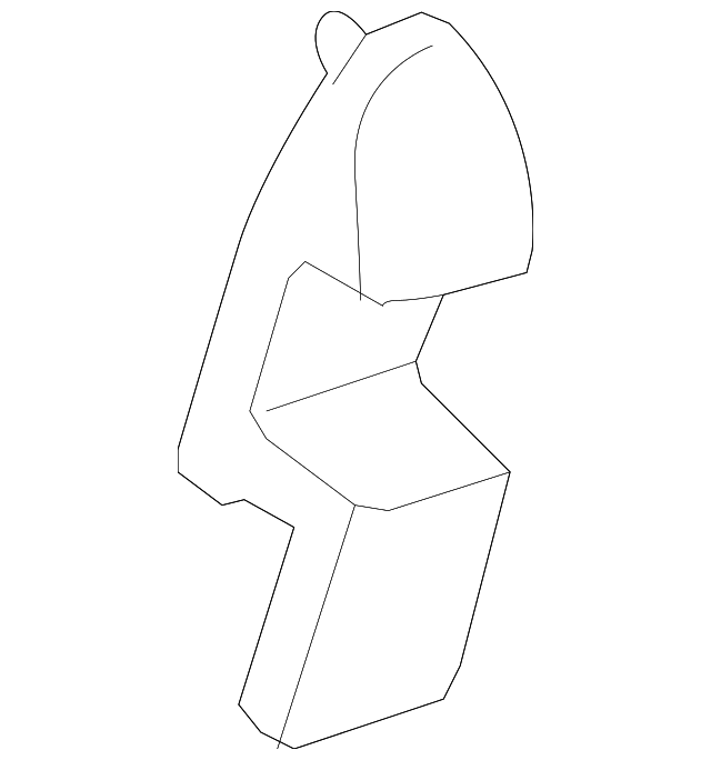 15100245 Деталь ADJUST COVER, RIGHT