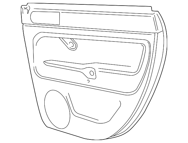3B5-867-211-AE-EVY Деталь DOOR TRIM PANEL, LEFT