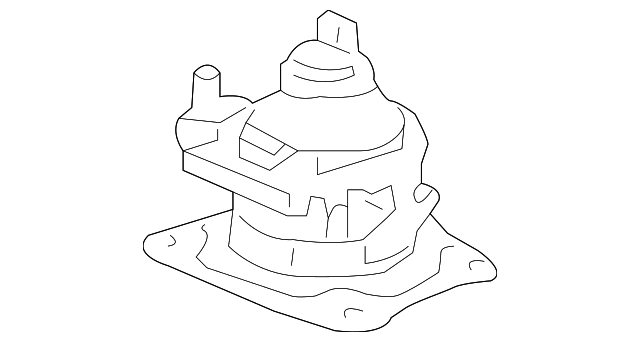 50810-SDB-A02 Деталь RUBBER ASSY., RR. ENGINE MOUNTING