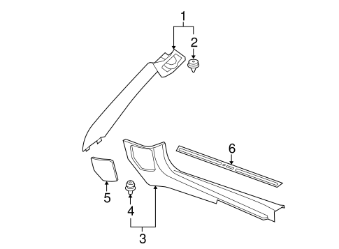 Cooper INTERIOR TRIM - PILLARS 2