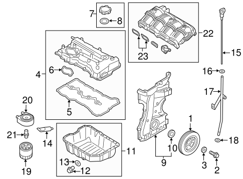 Santa Fe ENGINE PARTS