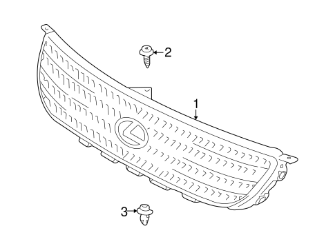 IS300 GRILLE & COMPONENTS
