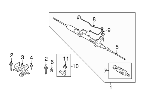 Lancer STEERING GEAR