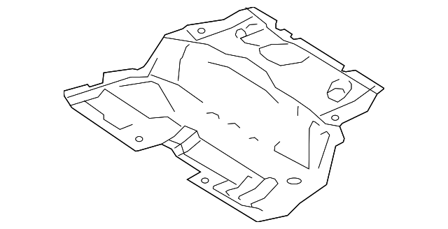 58211-52909 Деталь CENTER FLOOR PAN