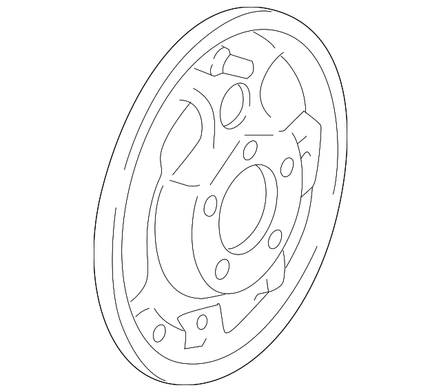 F65Z-2212-AA Деталь BACKING PLATE