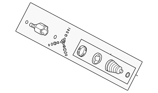 19149848 Деталь INNER JOINT ASSY, LEFT