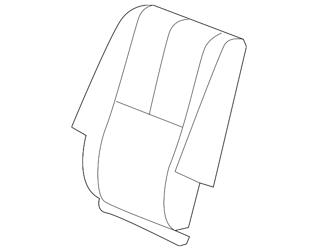 15914204 Деталь SEAT BACK COVER, RIGHT