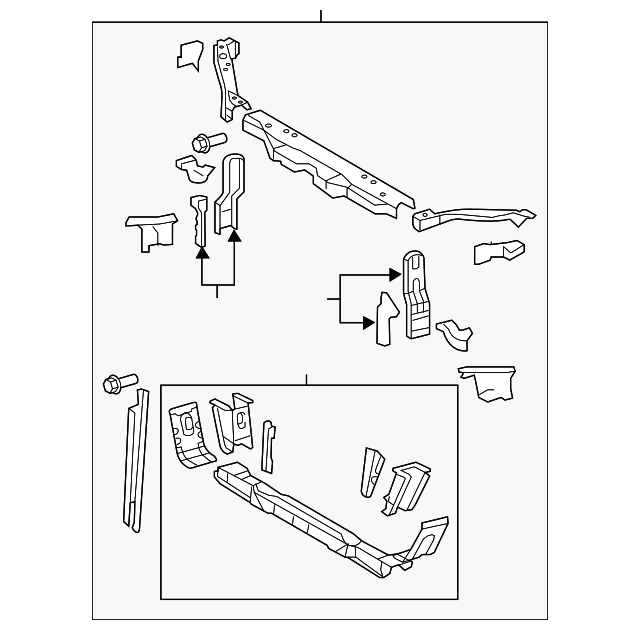 53210-07030 Деталь RADIATOR SUPPORT