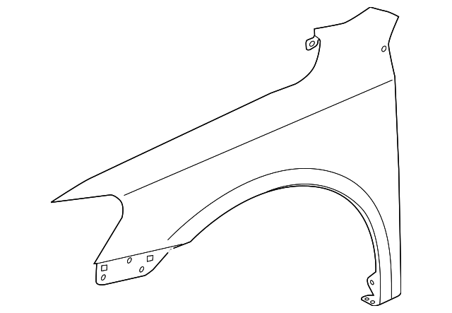 561-821-021 Деталь FENDER, LEFT