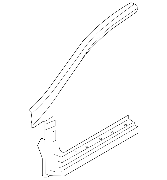71110-3XA20 Деталь HINGE PILLAR, LEFT